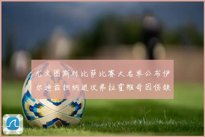 尤文图斯对比萨比赛大名单公布伊尔迪兹担纲进攻弗拉霍维奇因伤缺席